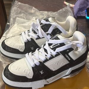 Black and White Men's Sneakers